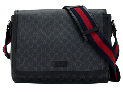 Crossbody, &pound;595, Handbags, Navy, Canvas, Front view